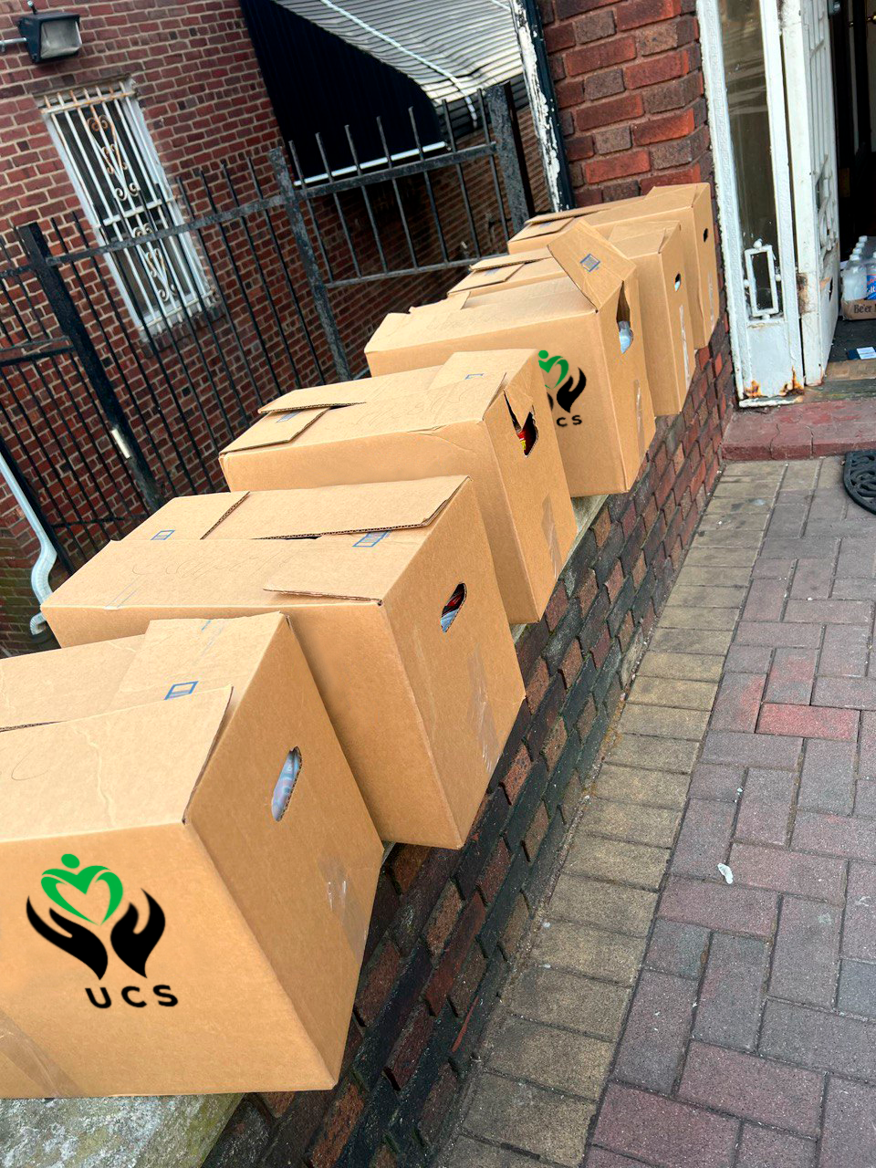 Volunteer team in action